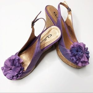 CL by Laundry Women’s Ilena Coral Cork Wedges